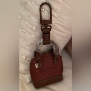 BÉIS The Micro Weekender Charm in Maple NWOT
